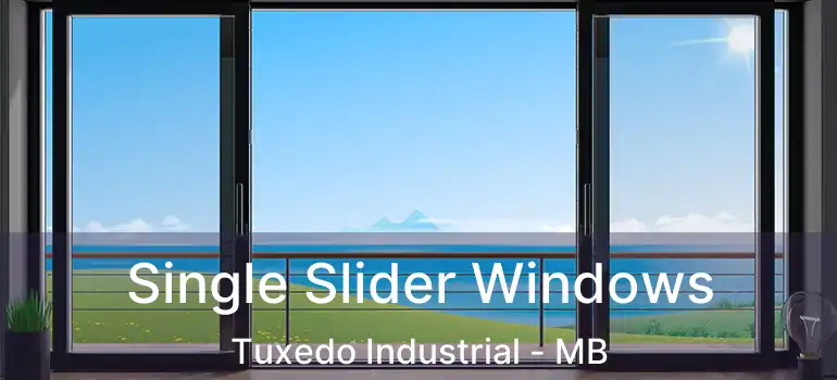  Single Slider Windows Tuxedo Industrial - MB