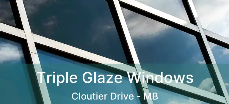 Triple Glaze Windows Cloutier Drive - MB