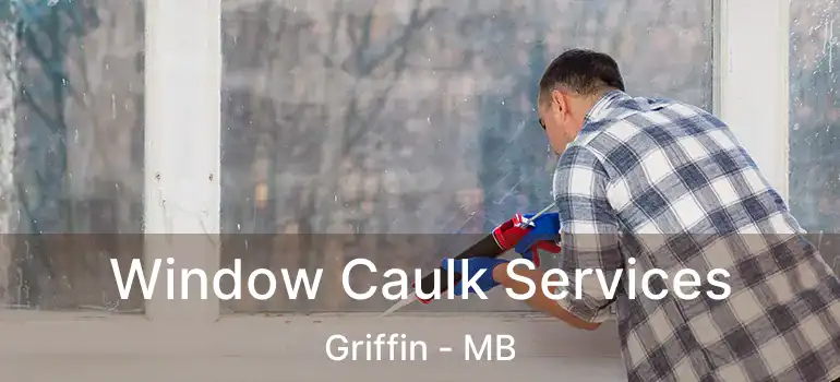 Window Caulk Services Griffin - MB