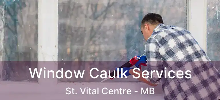 Window Caulk Services St. Vital Centre - MB