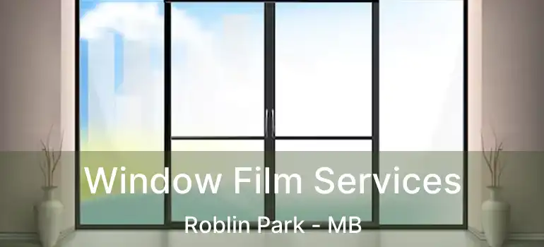 Window Film Services Roblin Park - MB