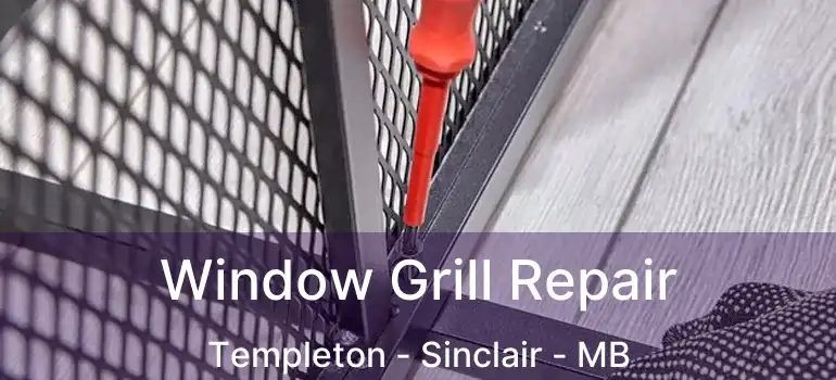  Window Grill Repair Templeton - Sinclair - MB