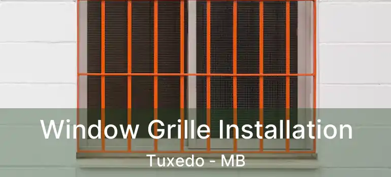  Window Grille Installation Tuxedo - MB
