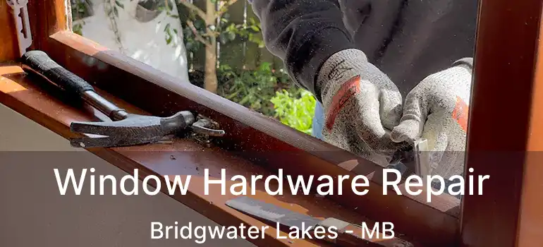  Window Hardware Repair Bridgwater Lakes - MB