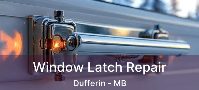 Window Latch Repair Dufferin - MB