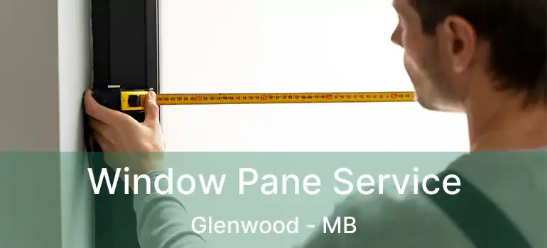 Window Pane Service Glenwood - MB