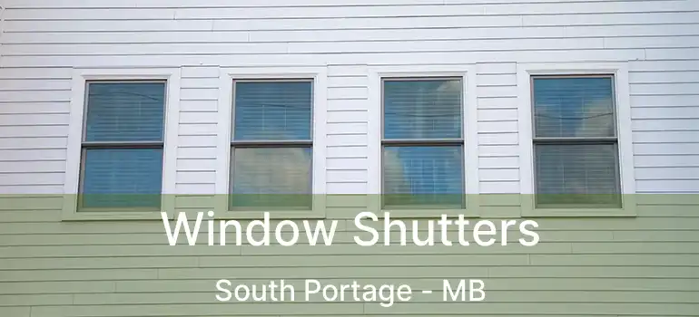  Window Shutters South Portage - MB