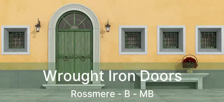 Wrought Iron Doors Rossmere - B - MB